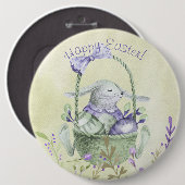 Ostern Bunny Egg Basketball Paradies für Kletterhe Button (Vorne & Hinten)