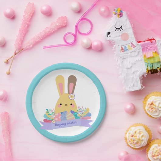 Ostern Bunny & Eggs Frohe Ostern Pappteller (Party)
