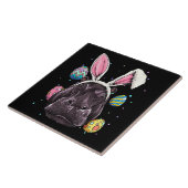 Ostern Bunny Hippo Funny Osterfest Wandern Fliese (Seite)