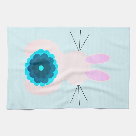 Ostern Bunny Kitchen Handtücher (Horizontal)