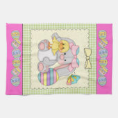 Ostern Bunny Kittuch Küchentuch (Horizontal)