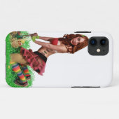 Ostern-Button oben Case-Mate iPhone Hülle (Rückseite (Horizontal))