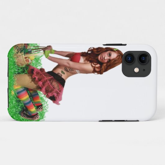 Ostern-Button oben Case-Mate iPhone Hülle (Rückseite (Horizontal))