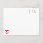 Ostern-Button oben Feiertagspostkarte (Rückseite)