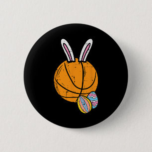 Ostern Bysketbyll Bunny Rabbit Sports Men Boys Kin Button