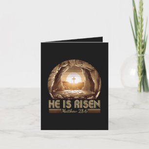 Ostern Christlich Er ist auferstanden Jesus Feiertagskarte
