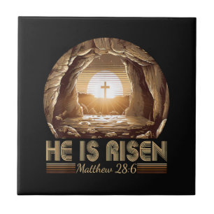 Ostern Christlich Er ist auferstanden Jesus Fliese