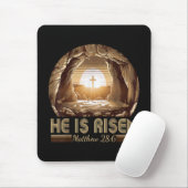 Ostern Christlich Er ist auferstanden Jesus Mousepad (Mit Mouse)
