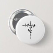 Ostern Christlich ist er riss Sun Auferstehung Män Button (Vorne & Hinten)