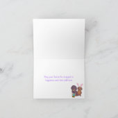 Ostern-Dackel Feiertagskarte (Innenseite)