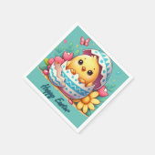 Ostern - das Abenteuer des kleinen Küken Serviette (Ecke)