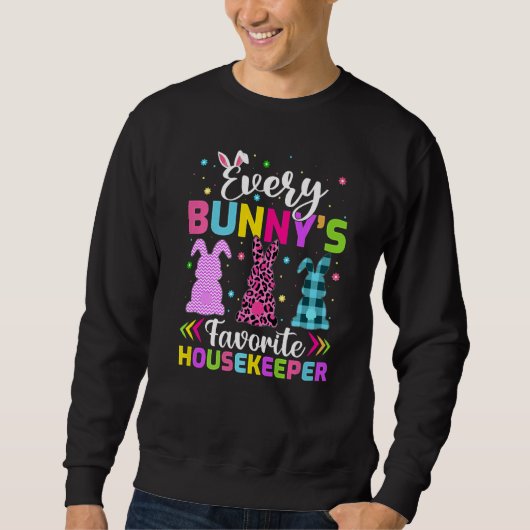 Ostern der Lieblings-Häuser Sweatshirt (Vorderseite)