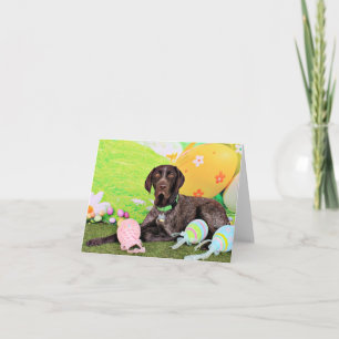 Ostern - Deutscher Shorthair Zeiger - Kaiser Feiertagskarte