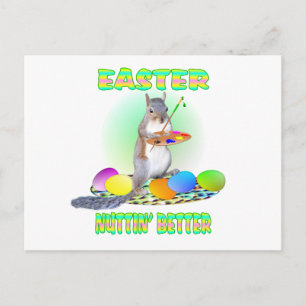 Ostern-Eichhörnchen Feiertagspostkarte
