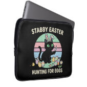 Ostern Eierjagd Lustige Katze Laptopschutzhülle (Vorne Rechts)