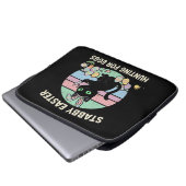 Ostern Eierjagd Lustige Katze Laptopschutzhülle (Vorne Knopf)