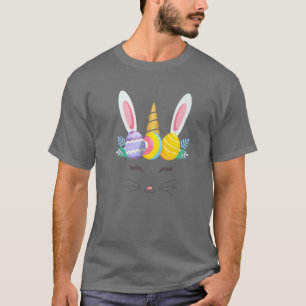 Ostern Einhorn Niedlich Bunnycorn Rabbit Egg Tag T-Shirt