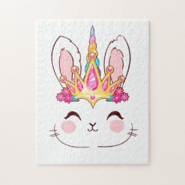 Ostern Einhorn Sonniges Gesicht für Frauen Kinder Puzzle