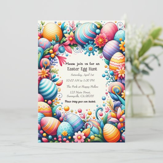 Ostern Einladung (Stehend Vorderseite)