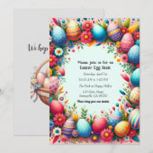 Ostern Einladung (Vorne/Hinten)