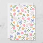 Ostern Einladung Spaß Niedlicher Sonnenschein zum (Rückseite)