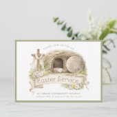 Ostern | Einladung zum Ostergottesdienst (Stehend Vorderseite)