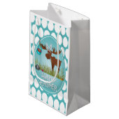 Ostern-Elch-Geschenk-Tasche Kleine Geschenktüte (Vorderseite Schrägansicht)