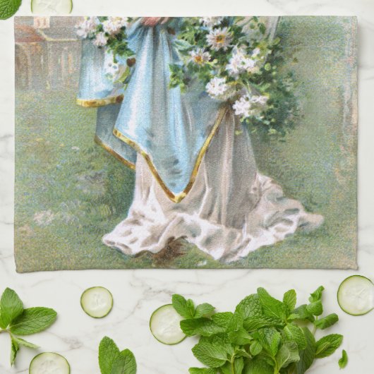 Ostern-Engel Handtuch (Gefaltet)