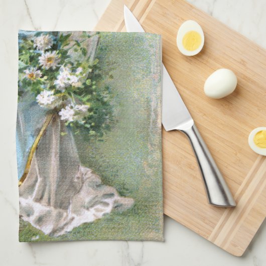 Ostern-Engel Handtuch (Viertel Falte)