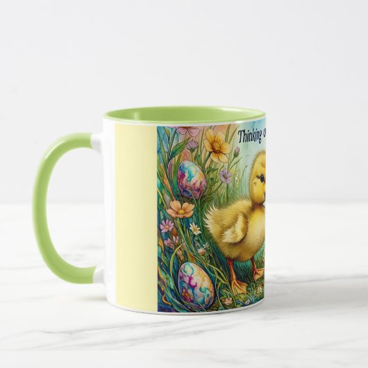 OSTERN ENTCHEN ~ Ich denke an dich ~ Tasse (Links)