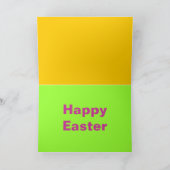 Ostern-Entenkarte Feiertagskarte (Innenseite)