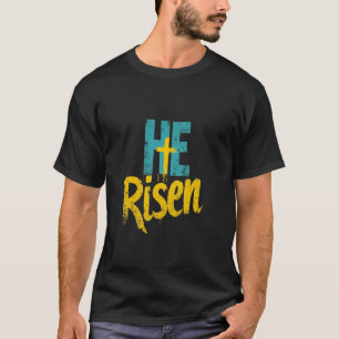 Ostern ER Ist Auferstanden Christlicher Glaube T-Shirt
