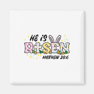 Ostern Er Ist Auferstanden Matthäus 28 6 Christlic Magnet