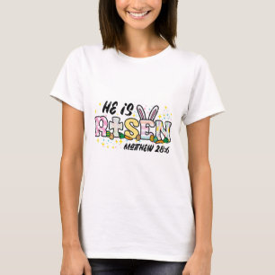 Ostern Er Ist Auferstanden Matthäus 28 6 Christlic T-Shirt