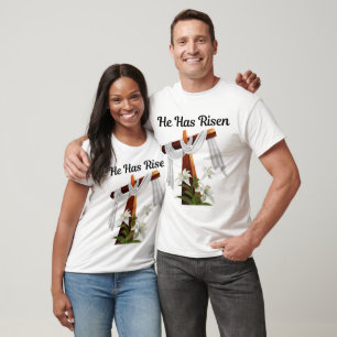 Ostern, er ist Christlichen T - Shirt aufgegangen