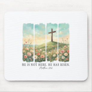 Ostern Er ist nicht hier Er ist auferstanden Matth Mousepad