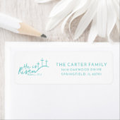 Ostern Er ist Risen Minimal Cross Religious Aquama (Insitu)