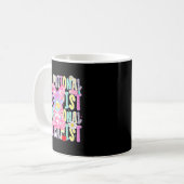 Ostern Ergotherapeut Süß Bunte Frühlings- Kaffeetasse (Vorderseite Links)