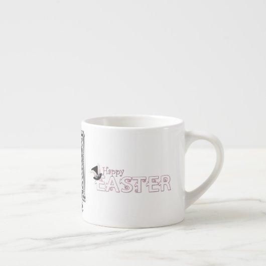 Ostern - etwas Häschen-Lieben Sie - Grenzcollie Espressotasse (Rechts)