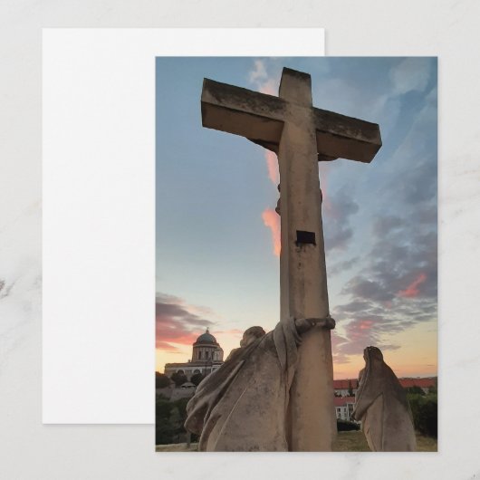 Ostern Feiertagskarte (Vorne/Hinten)