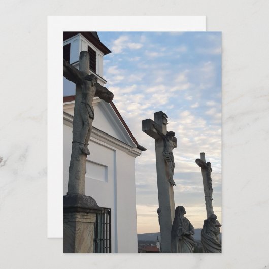 Ostern Feiertagskarte (Vorne/Hinten)