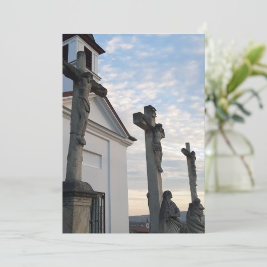 Ostern Feiertagskarte (Stehend Vorderseite)