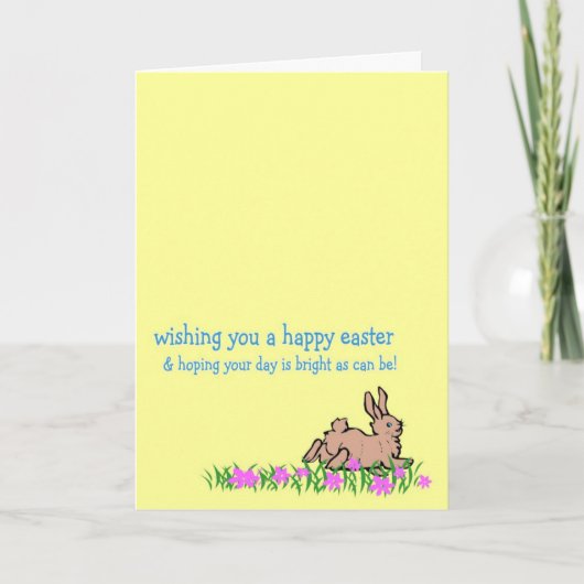 Ostern Feiertagskarte (Vorderseite)