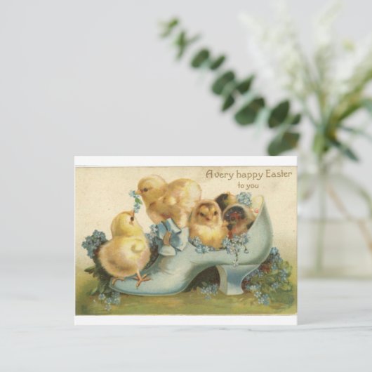 Ostern Feiertagspostkarte (Stehend Vorderseite)