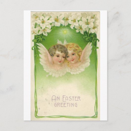 Ostern Feiertagspostkarte (Vorderseite)