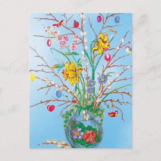 Ostern - feiertagspostkarte (Vorderseite)