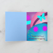 Ostern-Flusspferd Feiertagskarte (Innenseite)