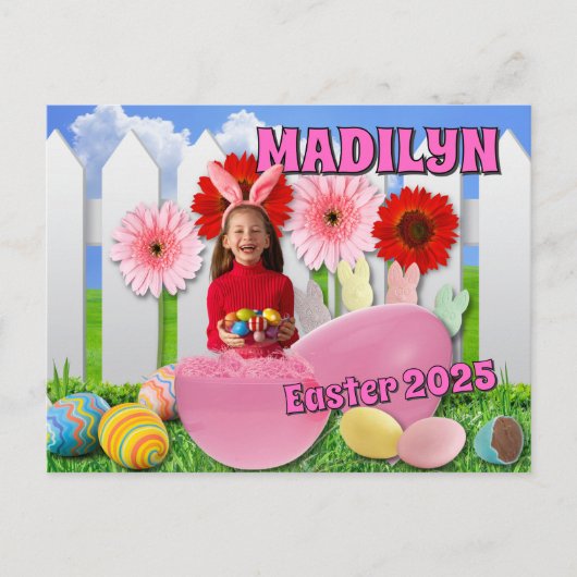 Ostern Foto Postkarten Chips Florenz (Vorderseite)