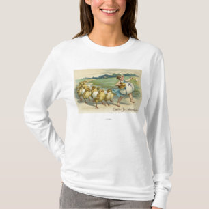 Ostern-Freude nehmen an YouChicks in einer Parade T-Shirt