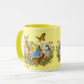Ostern Frühlingszeit Sonneneier Chick Butterfly Ge Tasse (Vorderseite Links)